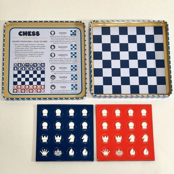 Travel Magnetic Chess Set, Play Anywhere, New - Picture 3 of 3